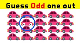 Can You Find the #odd #pink #car one out? #findtheoddemojiout #challenge by @Insightbuzz