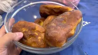 Самвел передал пирожки с картошкой и печенкой ! Долли с Чарли в восторге