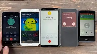 Samsung Note2 & Samsung S7 incoming Call LG & Asus Zenfon & Nokia A01