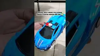 Unboxing Mainan Mobil Remote Polisi Sirine Buat Kado Anak