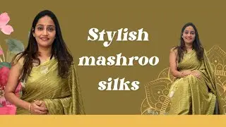 Stylish mashroo silks #gayathrifashions