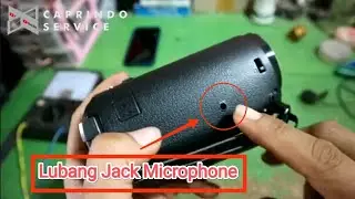 Handycam Panasonic HC V385 Pasang Jack Microphone 3,5mm