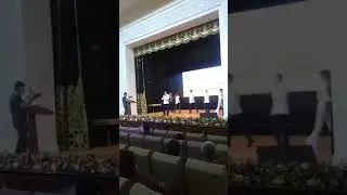 Алишер Хамраев ички ишлар маданият саройида маданий марифий тадбир. Ветеран хамкорлигида