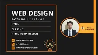 How To Web Design | html | batch no day | class 2