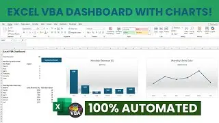 Style Excel Dashboard with VBA  Auto-Generate Charts & Remove Gridlines (Part 4)