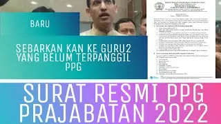 SURAT RESMI PPG PRAJABATAN 2022