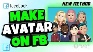 How to make avatar on facebook on Laptop/PC 2024
