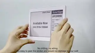 SyncSign Meeting Room E ink Signage