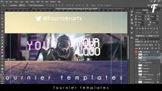 Epic gaming banner speed art w/ free template (PSD)