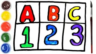 How to draw the alphabet and numbers?