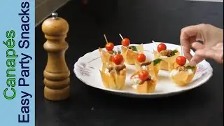 Canape recipes | easy recipe | Finger food | quick and easy canape recipe | Quick bite snack recipes