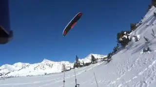 Obertauern Snowkiting Sonic eher zäh   aber immerhin ..