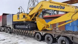 экскаватор новый ,как я получил новый камацу