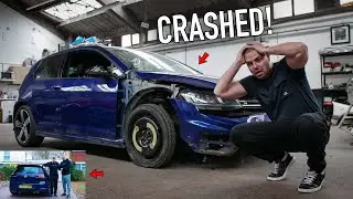 I BOUGHT MY/ARTHURS GOLF R BACK!! (CRASHED)