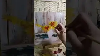 Подсолнухи маслом. Вольная копия. Размер 30х30см