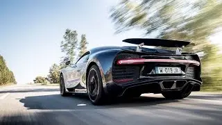 Bugatti Chiron hypercar driven