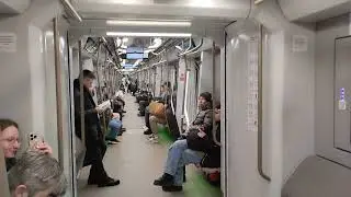 "Эксклюзив". Поезд "Москва 2024" на ЗЛ. От Алма-Атинской до Ховрино.