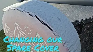Turning My Spare Tire Cover Into Art!