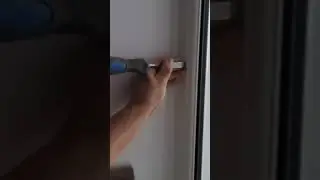 Как снять штапик с пластикого окна