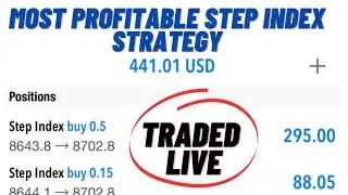 I Doubled my Account Trading Step Index Live /Learn How to trade Step Index Profitably