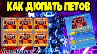 КАК БЫСТРО ПРОКАЧАТЬСЯ В NINJA LEGENDS 2 |  ДЮП ПЕТОВ В НИНДЗЯ ЛЕГЕНДЫ 2