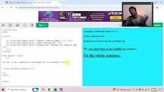 Html Tutorial: How to underline a portion or whole element in html
