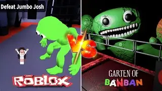 Garten Of Banban VS ROBLOX   Defeat Jumbo Josh e4