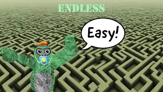 Can A Gorilla Tag Kid Beat An Endless Maze? #gorillatag Mike your man