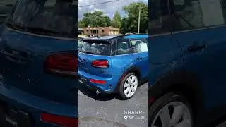 Island blue MINI Cooper Clubman #miniusa #minicooper #miniclubman #clubman #minicar