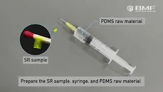 BMF Bio Sacrificial Resin - PDMS Molding Process (Closed Mold)