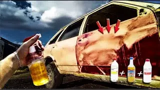 Как БЫСТРО снять КРАСКУ С АВТО / СУПЕР СМЫВКА старой КРАСКИ своими руками. ВАЗ 2109