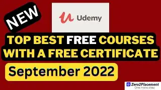 Udemy New Free Courses with Free Certificate | Latest Courses | 2022 |