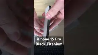 iPhone 15 Pro Black Titanium 