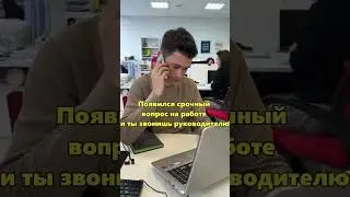 Когда руководитель ушел в отпуск 