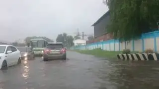 Река на транспортной в Реутове 15.08.2016