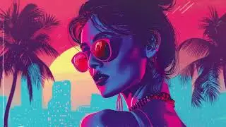 MIAMI CITY 80's - Synthwave  Retrowave Chillwave Drive - Vocal Synthwave mix for lonely night drives