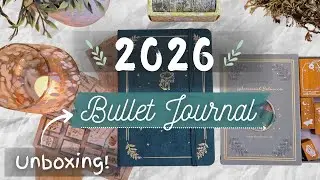Unboxing a new Bullet Journal from Notebook Therapy and Stationery from Temu ✨