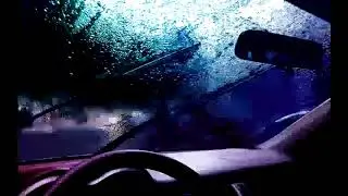 Звуки дождя в машине 10 часов