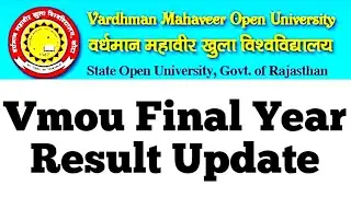 Vmou first phase exam result 2021/vmou findl year result 2021/