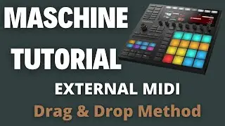 MASCHINE Tutorial How to get external midi from keyboard into maschine (Easy Midi)