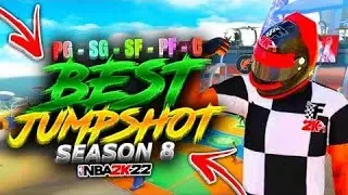 THIS SET SHOT 25 CUSTOM JUMPSHOT + THESE OVERPOWERED  SHOOTING BADGES IS BROKEN in NBA 2K22...
