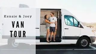 VAN TOUR | 19 year old couple transforms van to travel the world