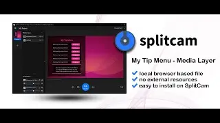 My Tip Menu SplitCam Overlay