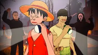 Luffy and Zoro get lost in a graveyard.. (one piece vr)