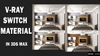Learn How to use V-ray Switch Material in 3ds max|