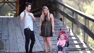 Kissing prank-mom