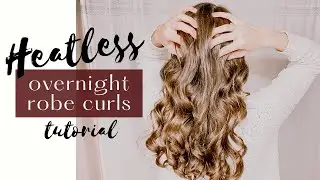 How to do Overnight Heatless Curls EASY TUTORIAL!!