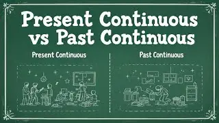 Present Continuous vs Past Continuous | English Grammar Explained