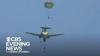 U.S. veterans parachute over France ahead of 80th anniversary of D-Day
