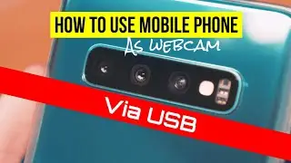 HOW TO USE MOBILE PHONE AS USB WEBCAM FOR PC ZOOM CALLS | HIGH QUALITY USB WEBCAM USING SMARTPHONE